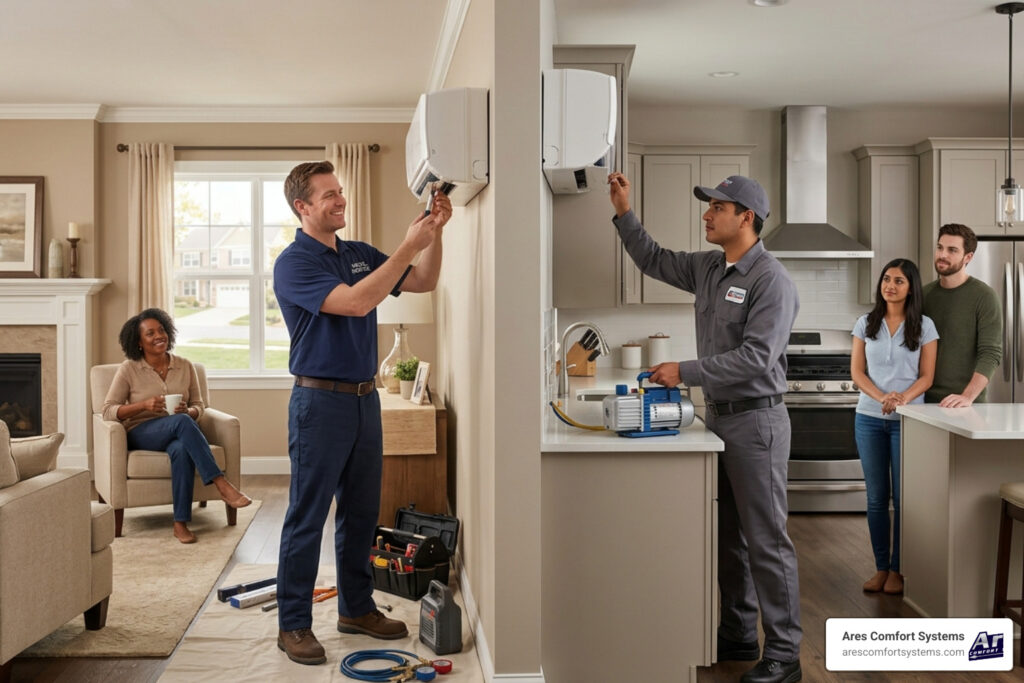 local hvac company vs national chain comparison