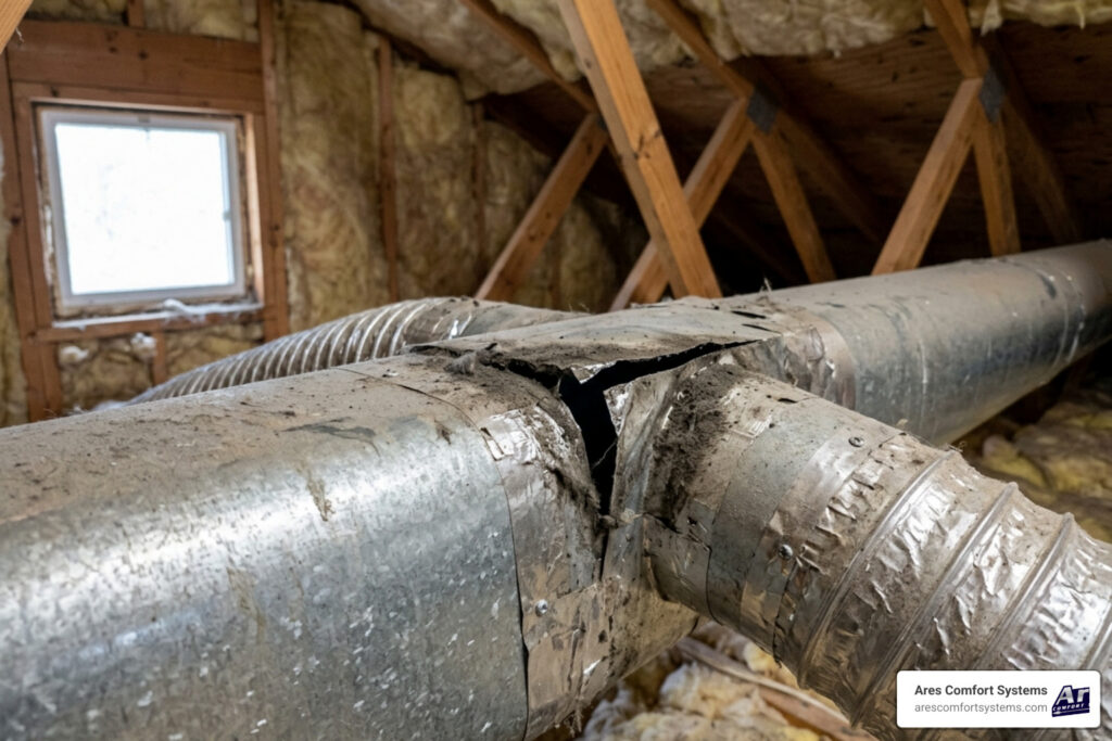 how to know if your ductwork is leaking