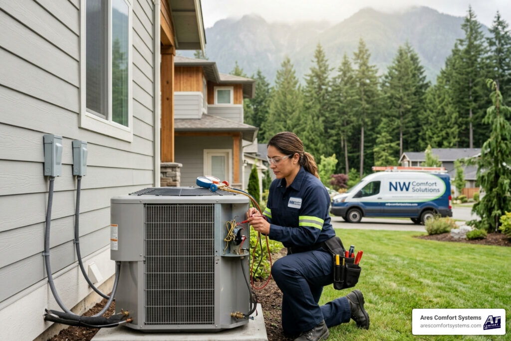 does washington state require a permit for hvac work