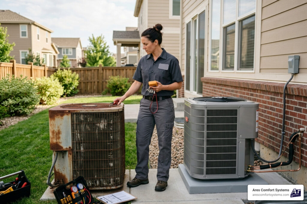when to repair vs replace your hvac system